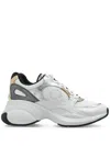 Michael Michael Kors Laced Sneakers In White
