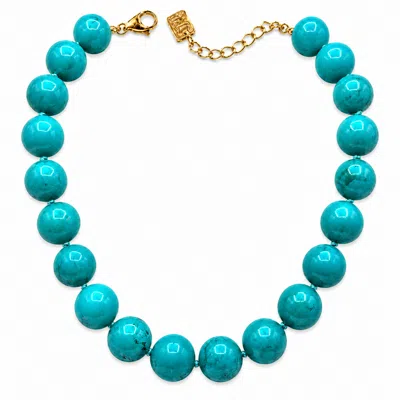 Michael Nash Jewelry Women's Blue Abigail  Semi Precious Turquoise Necklace