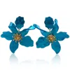 Michael Nash Jewelry Women's Blue Cerulean Floral Resin Drop Earrings In Blue