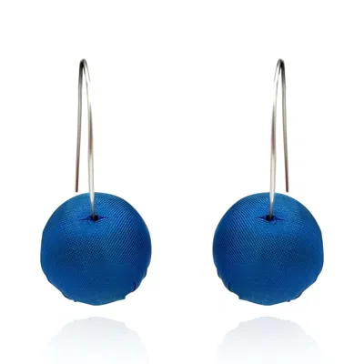 Michael Nash Jewelry Women's Blue Cobalt Silk Earrings