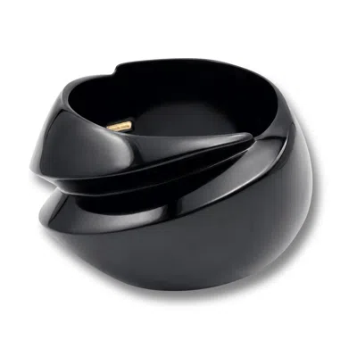 Michael Nash Jewelry Women's Brigite Polished Black Resin Carved Bangle
