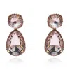 Michael Nash Jewelry Women's Brown / Neutrals Champagne Pear Shape And Pave Drop Earrings In Brown