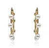 Michael Nash Jewelry Women's Gold And Pearl Hoop Earrings