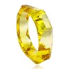 Michael Nash Jewelry Women's Gold / Brown Topaz Acrylic Faceted Banlge