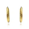 Michael Nash Jewelry Women's Gold Cobra Hoop Earrings