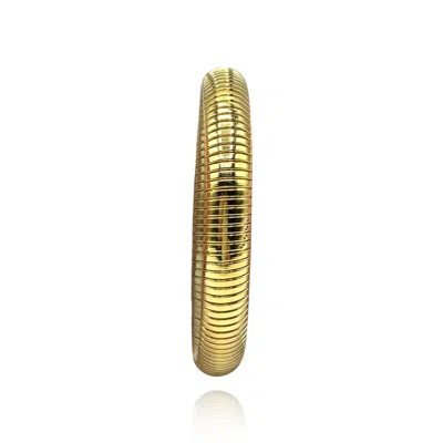 Michael Nash Jewelry Women's Gold Petite Cobra Bracelet For Smaller Wrists