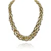 Michael Nash Jewelry Women's Gold Plated Brass Multi Link Necklace