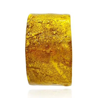 Michael Nash Jewelry Women's Gold / Yellow / Orange Gold Resin Handmade Bracelet