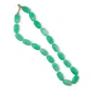 Michael Nash Jewelry Women's Green Renata Large Jade Resin Carved Bead Necklace In Green