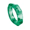 Michael Nash Jewelry Women's Green Susanna Emerald Faceted Acrylic Bangle In Green