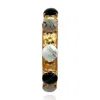 Michael Nash Jewelry Women's Grey / Neutrals / Black Antique Gold Stretch Bracelet With Onyx And White Howlite, And Grey 