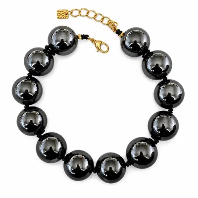 Michael Nash Jewelry Women's Lucy Black Gumball Necklace