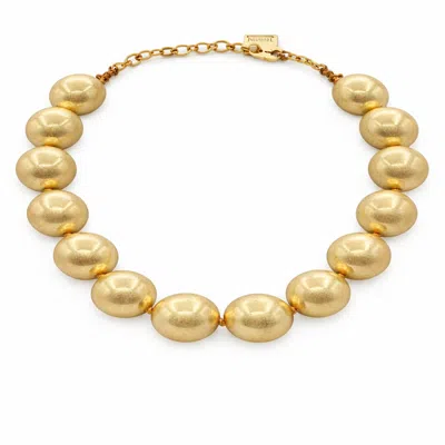 Michael Nash Jewelry Women's Lucy Worn Gold Gumball Necklace