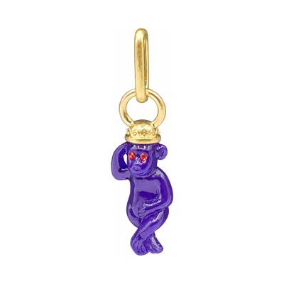 Michael Nash Jewelry Women's Monkey Purple Charm