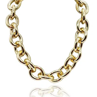 Michael Nash Jewelry Women's Neutrals Gold Plated Brass Chain Necklace