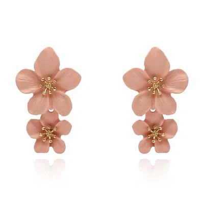 Michael Nash Jewelry Women's Pink Floral Earrings