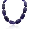 Michael Nash Jewelry Women's Purple Renata Large Amethyst Resin Bead Choker In Purple