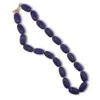 Michael Nash Jewelry Women's Purple Renata Large Amethyst Resin Carved Bead Necklace In Purple