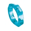 Michael Nash Jewelry Women's Susanna Blue Faceted Acrylic Bangle In Blue