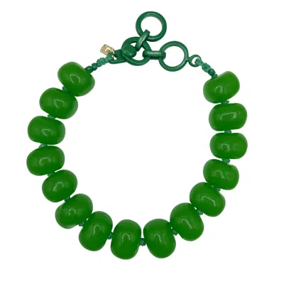 Michael Nash Jewelry Women's Vivienne Green Resin Necklace