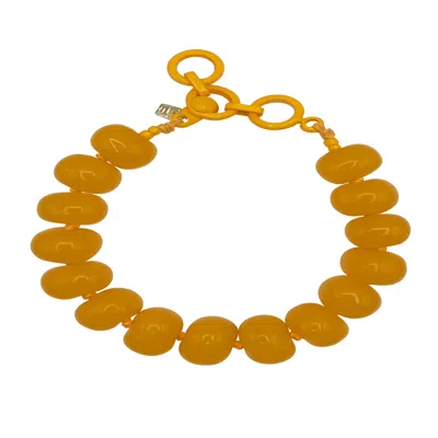 Michael Nash Jewelry Women's Vivienne Yellow Resin Necklace