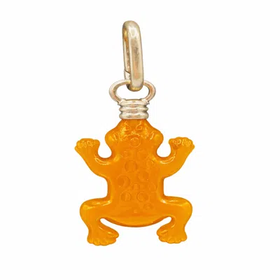 Michael Nash Jewelry Women's Yellow Ochre Frog Charm