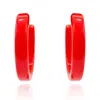 Michael Nash Jewelry Women's Yellow / Orange Medium Orange Resin Hoop Earrings
