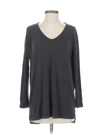 Pre-owned Michael Stars 3/4 Sleeve T-shirt In Black