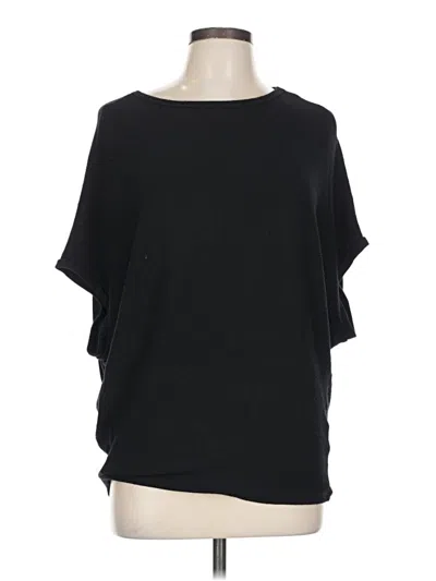 Pre-owned Michael Stars 3/4 Sleeve T-shirt In Black