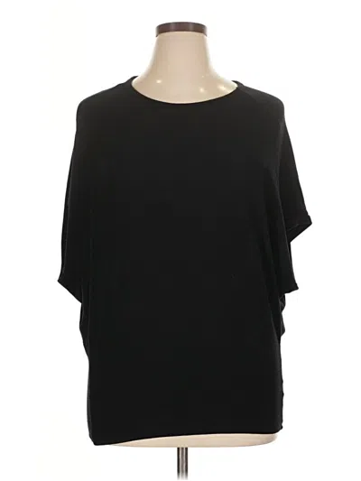 Pre-owned Michael Stars 3/4 Sleeve T-shirt In Black