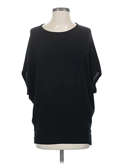 Pre-owned Michael Stars 3/4 Sleeve T-shirt In Black