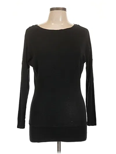 Pre-owned Michael Stars 3/4 Sleeve T-shirt In Black