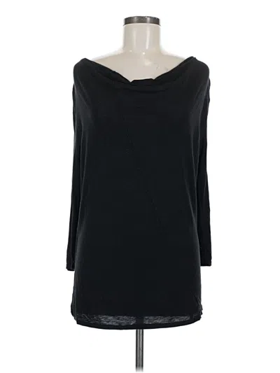 Pre-owned Michael Stars 3/4 Sleeve T-shirt In Black