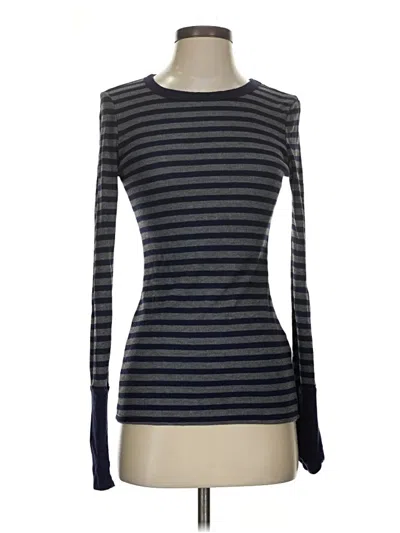 Pre-owned Michael Stars 3/4 Sleeve T-shirt In Gray