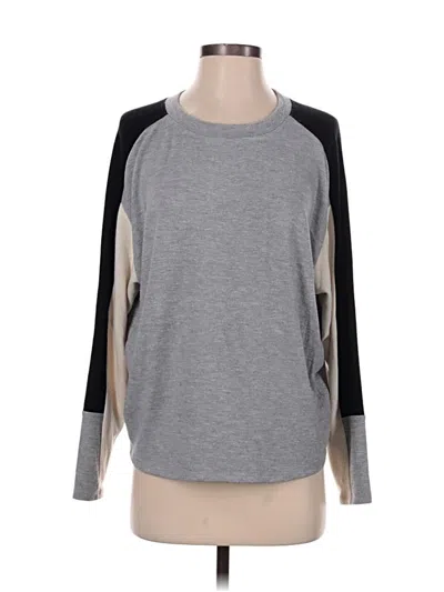 Pre-owned Michael Stars 3/4 Sleeve T-shirt In Gray