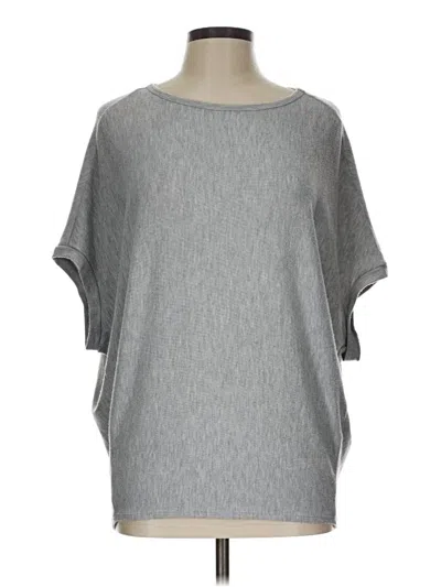 Pre-owned Michael Stars 3/4 Sleeve T-shirt In Gray