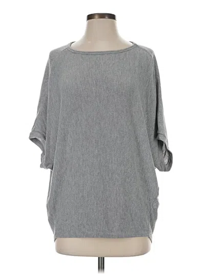 Pre-owned Michael Stars 3/4 Sleeve T-shirt In Gray