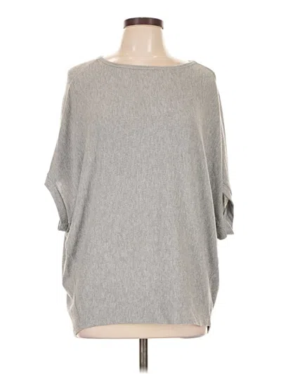 Pre-owned Michael Stars 3/4 Sleeve T-shirt In Gray