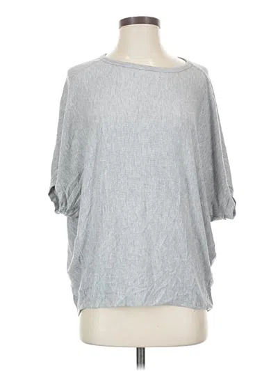 Pre-owned Michael Stars 3/4 Sleeve T-shirt In Gray
