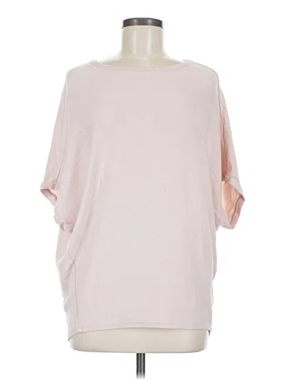Pre-owned Michael Stars 3/4 Sleeve T-shirt In Pink