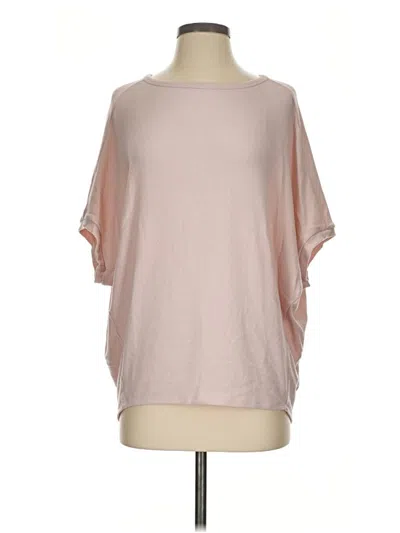 Pre-owned Michael Stars 3/4 Sleeve T-shirt In Pink