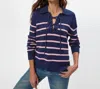 Michael Stars Adrienne Collared Pullover Sweater In Nocturnal Whimsy In Multi