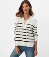 Michael Stars Adrienne Collared Pullover Sweater In Black