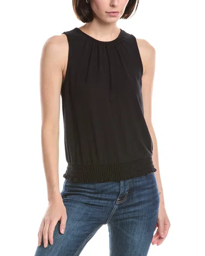 Michael Stars Janelle Tie Neck Tank In Black