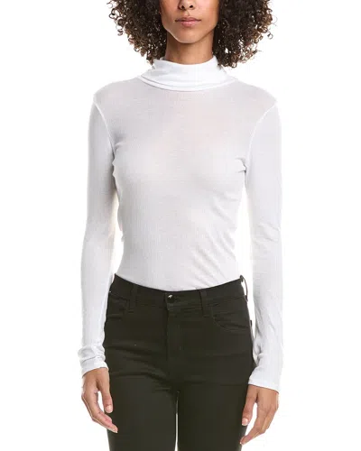 Michael Stars Alanis Turtleneck Top In White