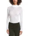 Michael Stars Alanis Turtleneck Top In White