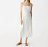 MICHAEL STARS ALLORA EYELET MIDI DRESS IN WHITE