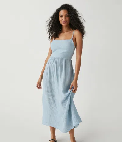Michael Stars Allora Gauze Dress In Harbor