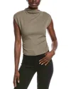 Michael Stars Amara Mock Neck Top In Green