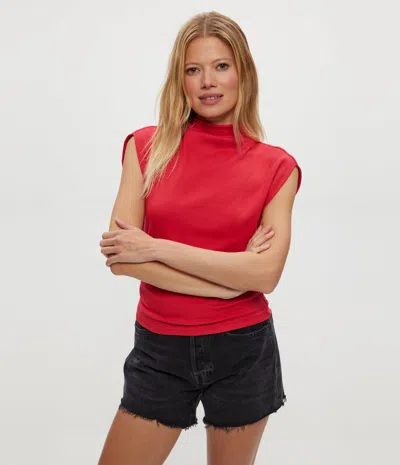 Michael Stars Amara Power Shoulder Tee